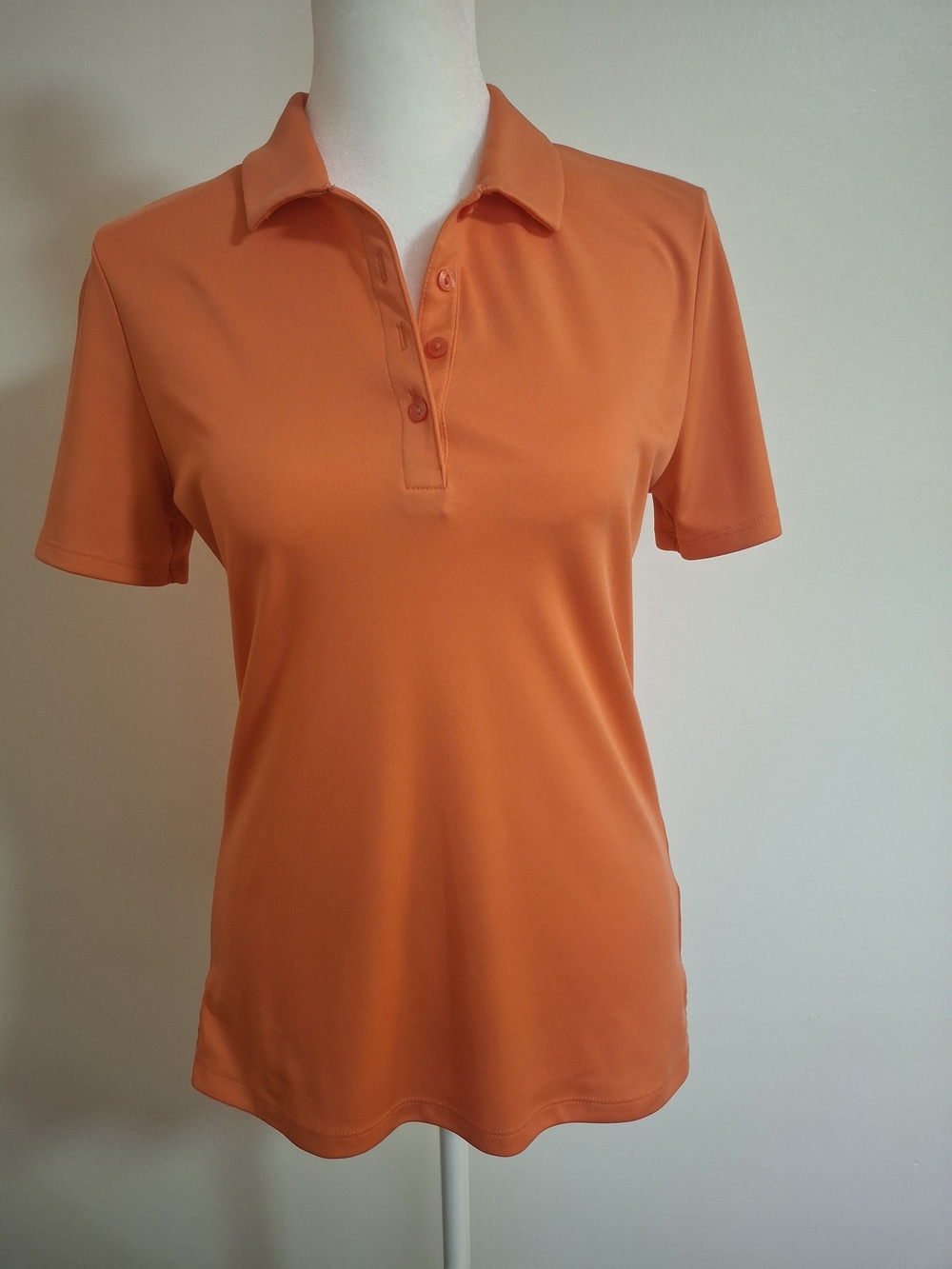 Callaway Women's Orange Short-Sleeve Golf Polo, S